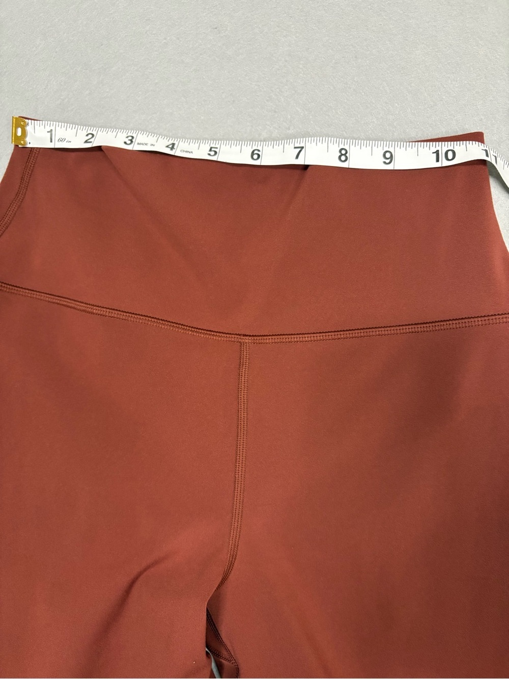 Spiritual Gangster 7/8 Velo Dream Tech Leggings in Washed Burgundy sz M - Picture 7 of 9